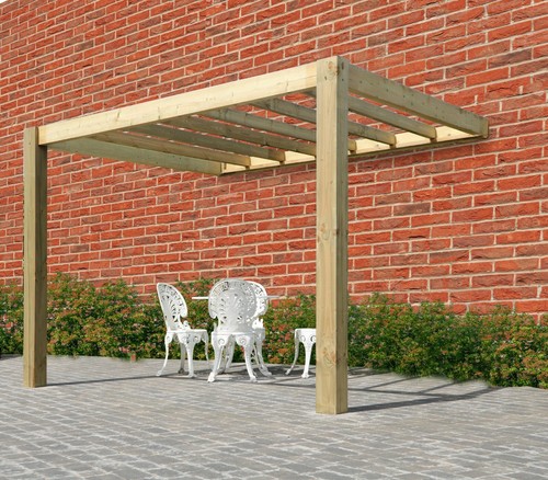 Timber frame lean x 3m - frame,