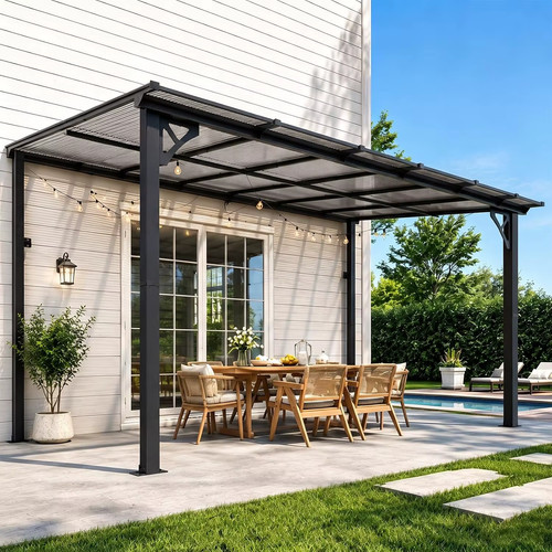 12x10 lean gazebo - lean, to