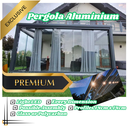 Wall mounted pergola - pergola, veranda