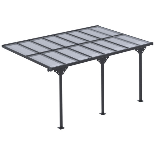 Outdoor gazebo pergola grey - outdoor,