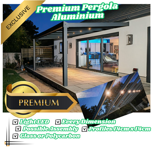 Wall mounted pergola - wall,