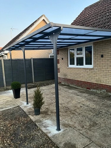 Wall mounted pergola outdoor - mounted,