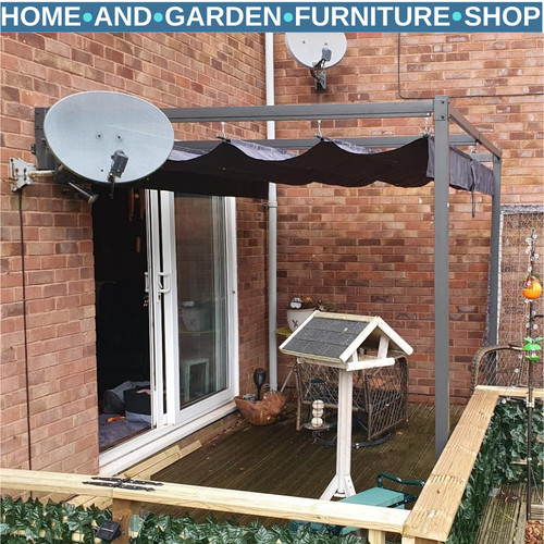 3x4m lean pergola - pergola, with