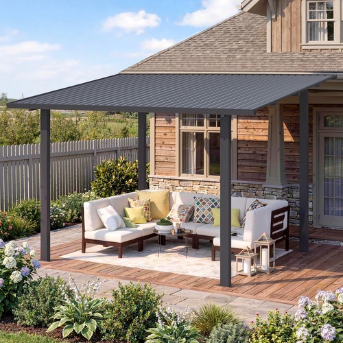 4x3 metal lean to - 2.4x3.6m, lean-to