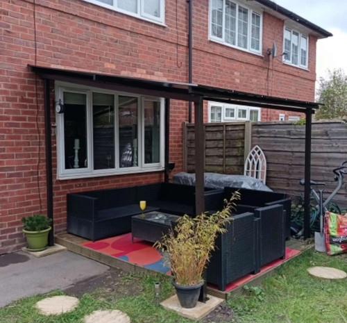 Metal garden pergola with - garden,